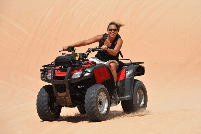 Passeio de quadriciclo